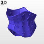 Abs Only Samus Aran Metroid Varia  | 3D Printable Model #SA59