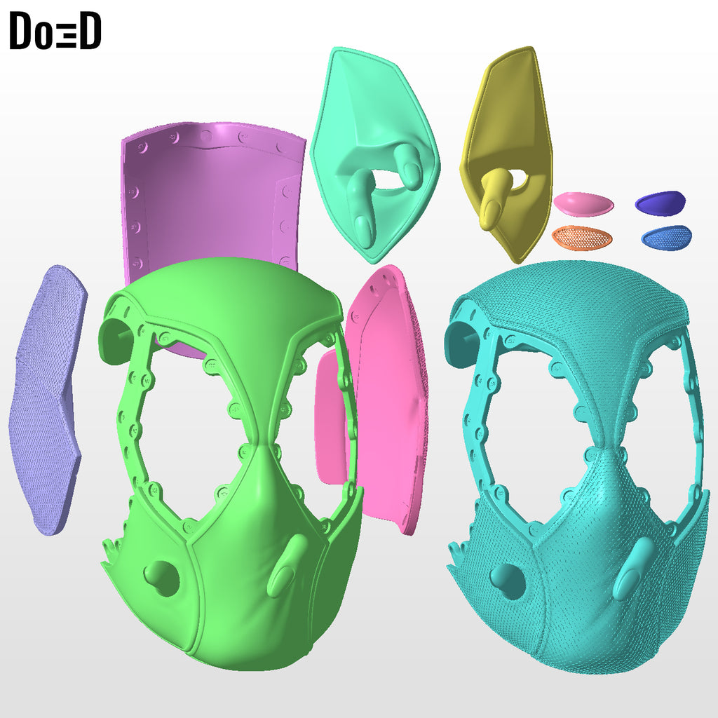 Deadpool Cassandra Nova Finger Face Helmet | 3D Printable Model#DF1