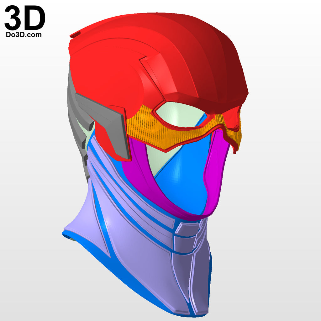 Flash Justice League Helmet Ezra Miller Cowl | 3D Printable Model #1264