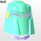 Mecha Man Helmet Dispatch 3D Printable Model STL File #MMD28