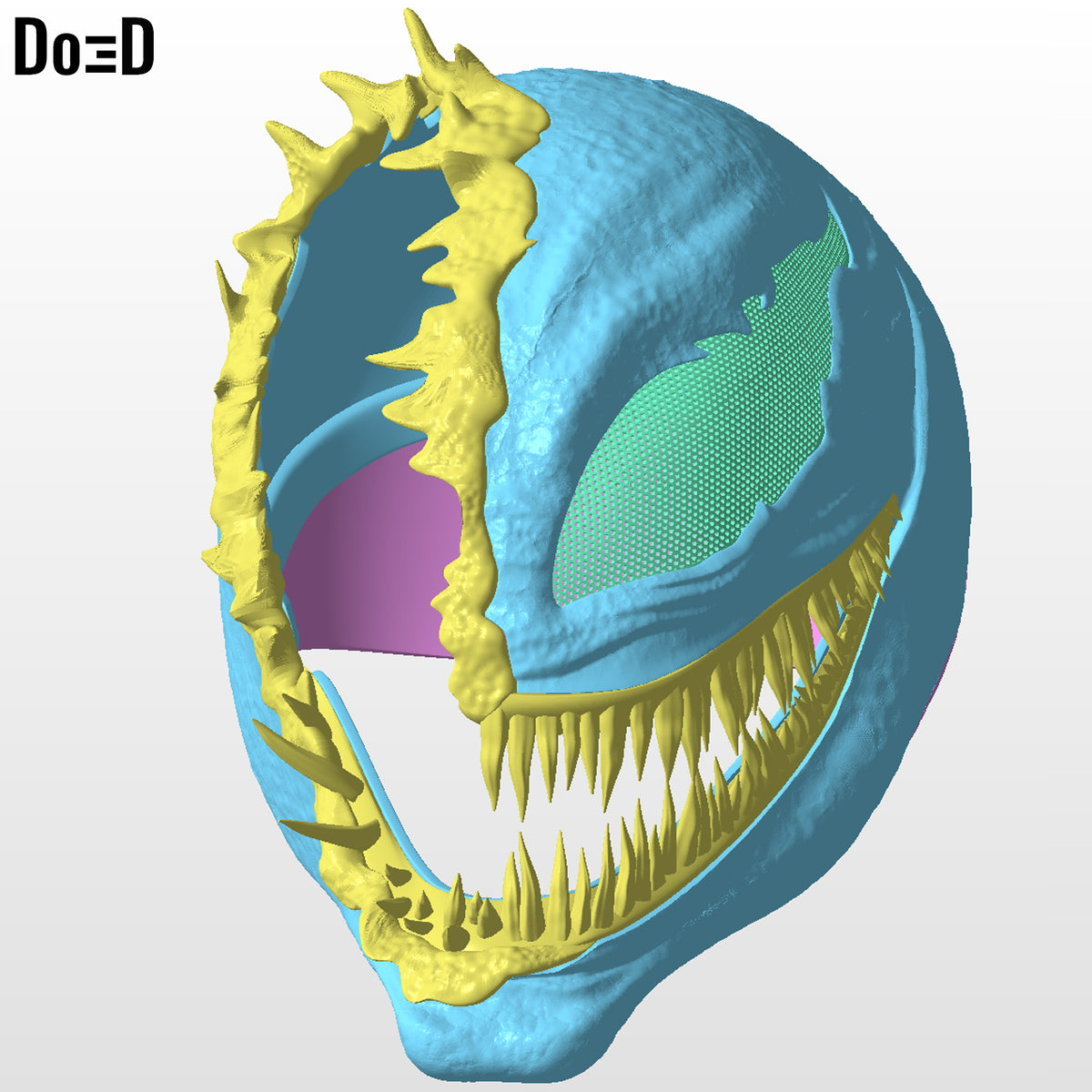 Venom 2018 Half Face Helmet "We Are Venom" Version | 3D Model Project #5132