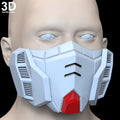 RG RX-178 Gundam Style Face Mask Covering | 3D Printable Model #F8
