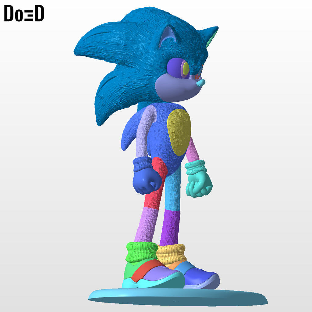 Sonic 3 Statue | 3D Printable Model #SS04