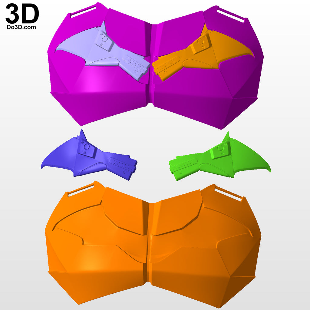 The Batman 2022 Batsuit Upper Body Armors | 3D Printable Model STL File #B21