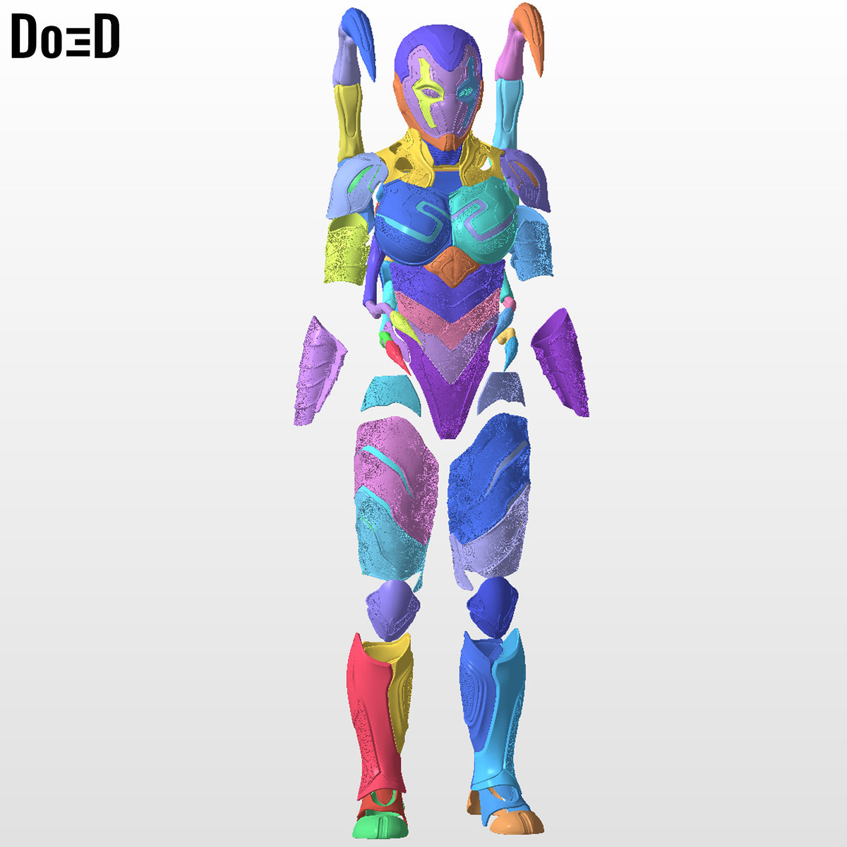 Lady Beetle 3D Printable Model (Blue Beetle) Print File STL #LB16