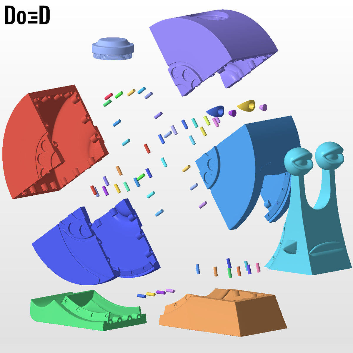 Golden Den Den Mushi One Piece Transponder Snail 3D Model STL File #GD5885M