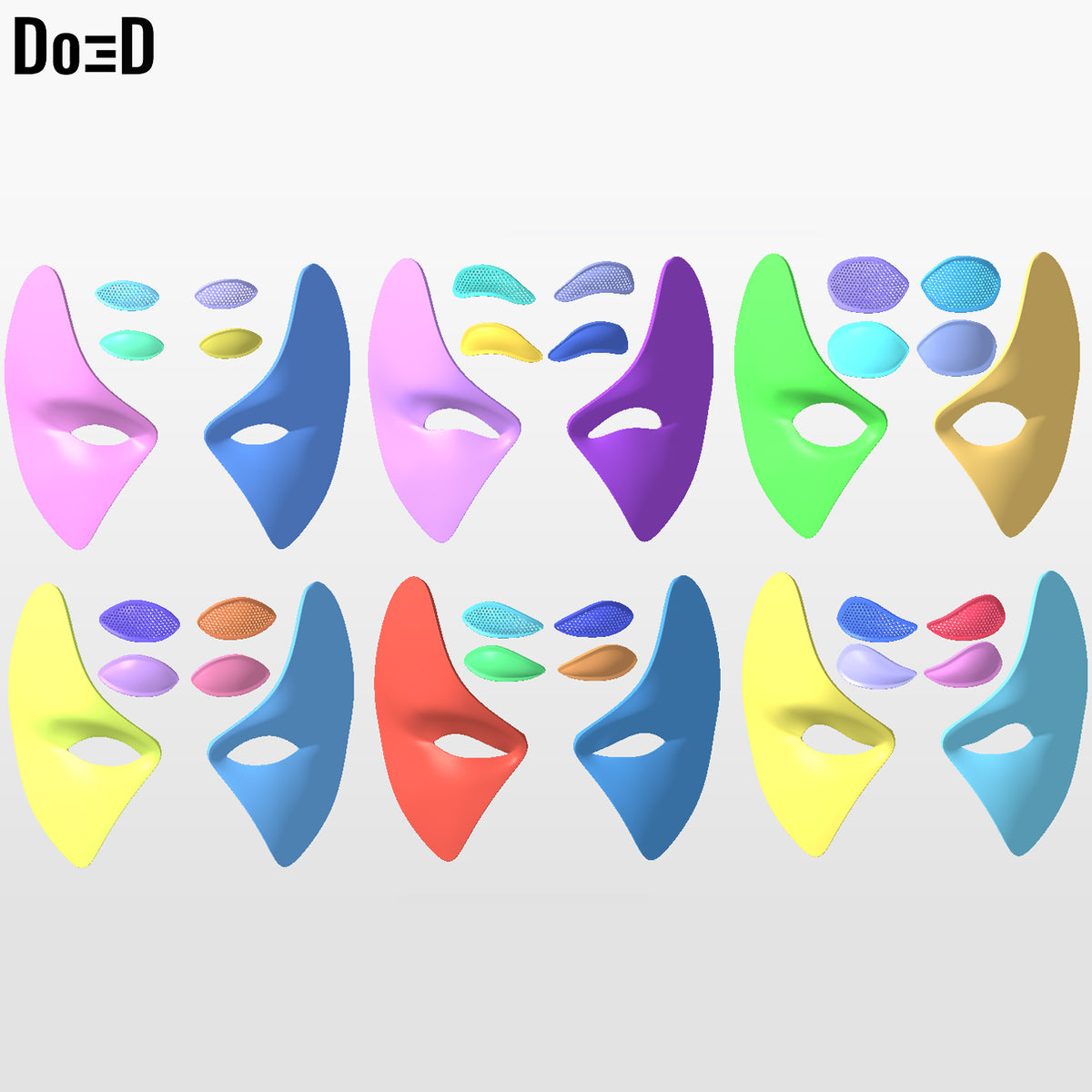 Lady Deadpool helmet | 3D printable model file #LD19