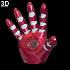 Iron Man MK 46 Glove with Hinges V2 | 3D Model Project #6569