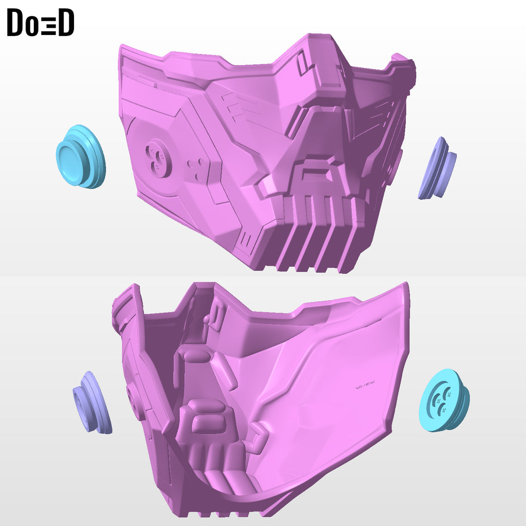 Winter Soldier Rivals Arm and Bucky's Mask 3D Printable Model STL #WB88