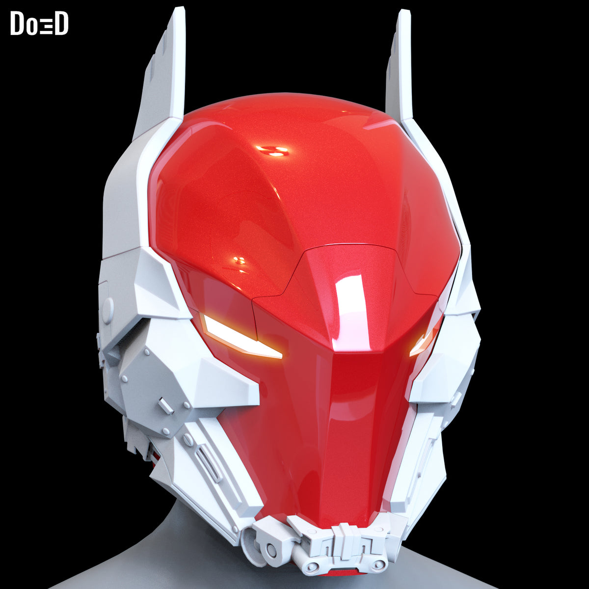 Arkham Knight Red Helmet | 3D Printable Model STL File #AKR4