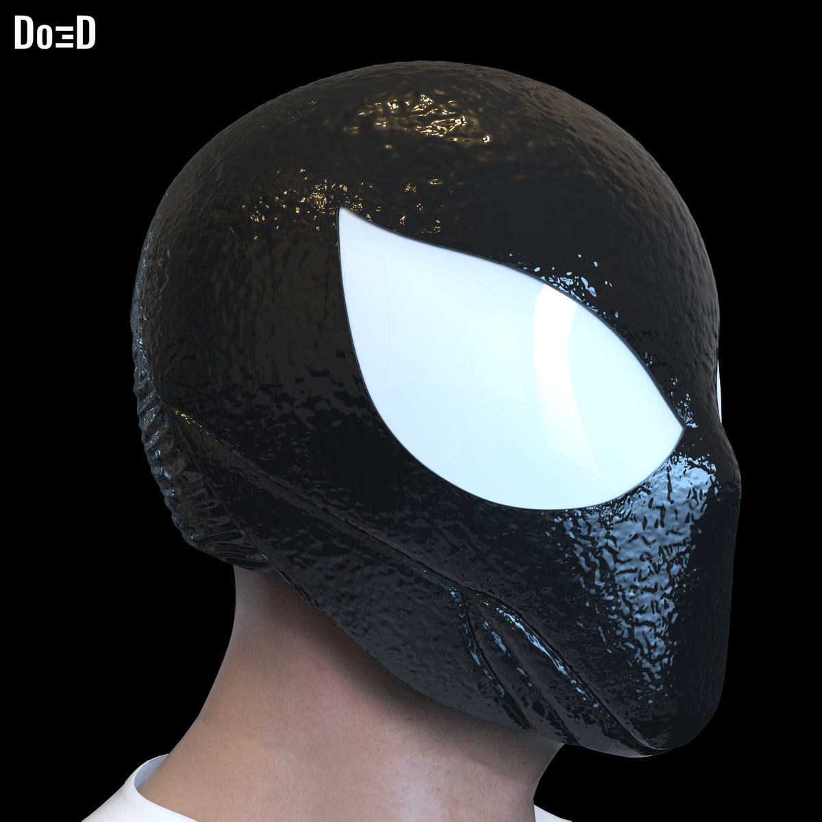 Peter Parker Black Suit Spider-man Helmet | 3D Printable Model #PP11