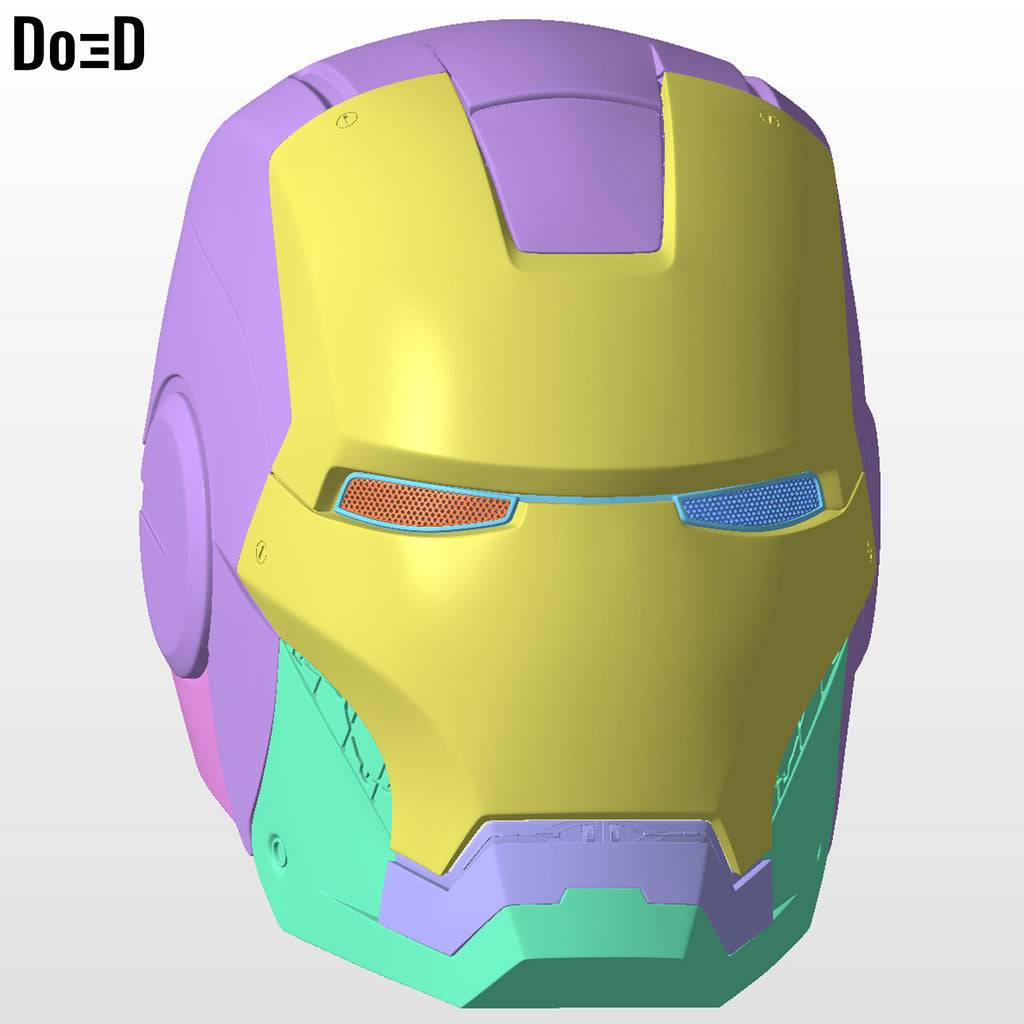 Iron Man Mark IV MK 4 Armor Suit + Inner Chest Details 3D Printable Model #GV4