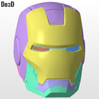 Iron Man Mark IV MK 4 Armor Suit + Inner Chest Details 3D Printable Model #GV4
