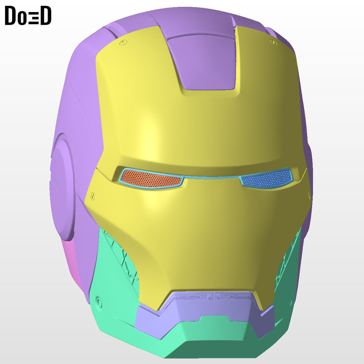 Iron Man Mark IV MK 4 Armor Suit + Inner Chest Details 3D Printable Model #GV4