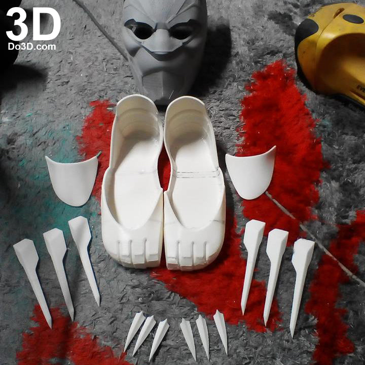 Black Panther 2018 Body Accessory Claws, Necklace, 3D Model Project #4002