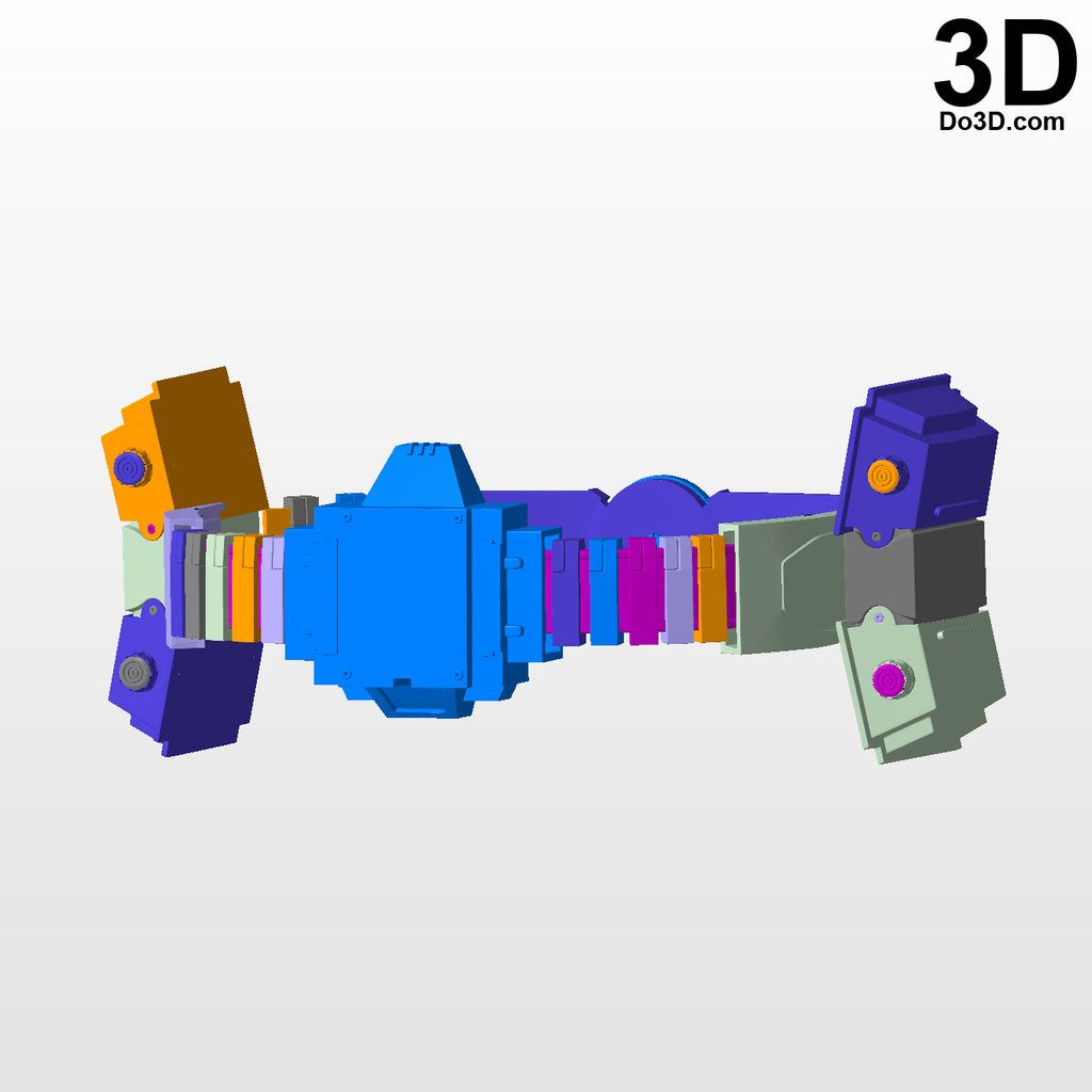 Ant-man Classic Armor Suit Hard Pieces and Piping Only | 3D Printable Model #313