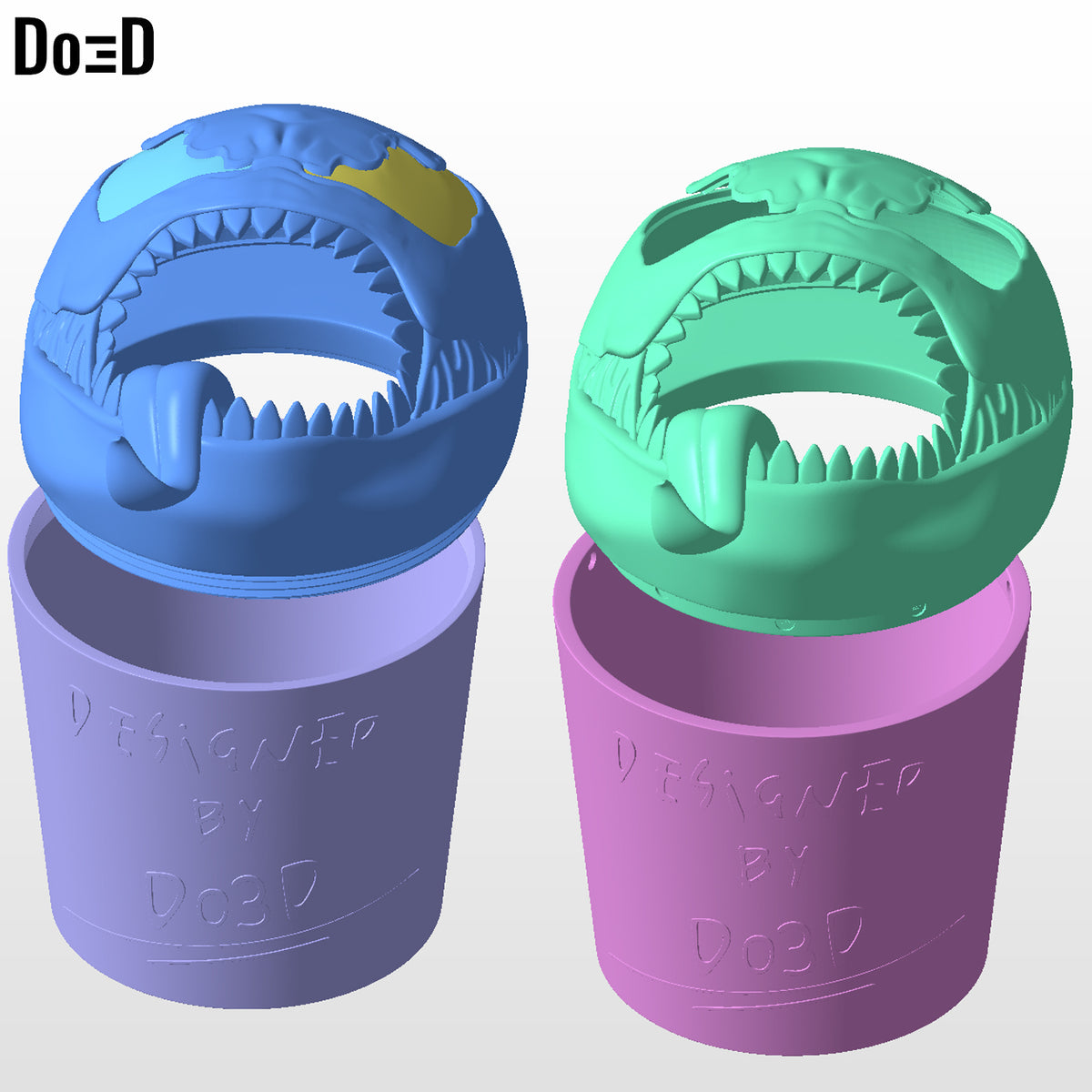 Venom Popcorn Bucket / Container Do3D Screamer 3D Printable Model File STL #V28