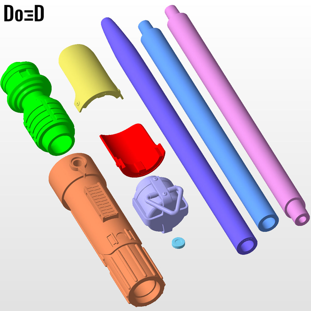 Sabine Wren Lightsaber Mandalorian from Ashoka 3D Printable Model STL File #29FH