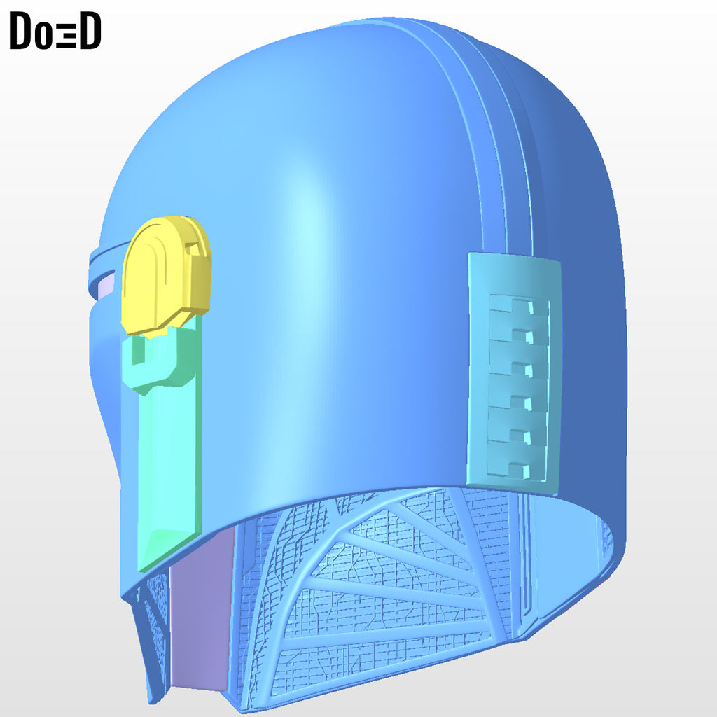 Mandalorian Helmet | 3D Printable Model Print File STL #N06