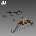 World Of War Craft Lady Sylvanas Windrunner Legion BFA Bow and Arrow Weapon #B01