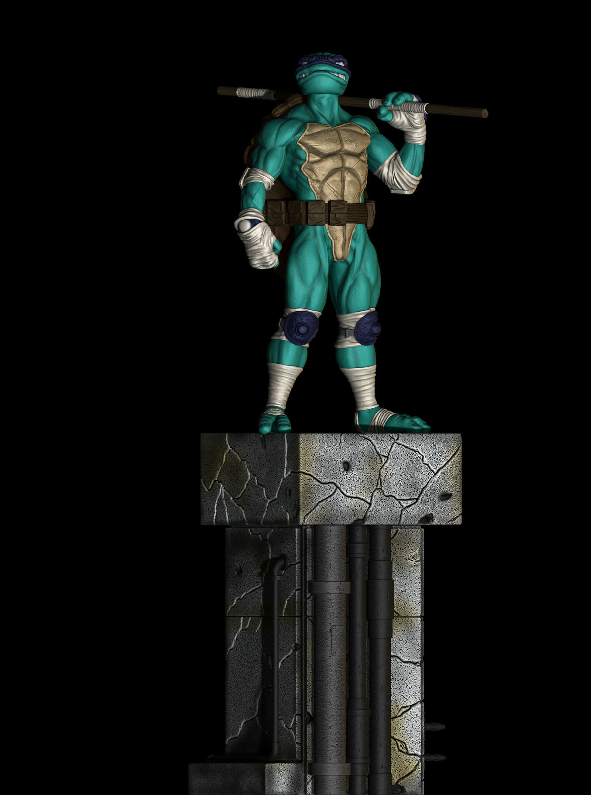 DONATELLO — TEENAGE MUTANT NINJA TURTLES 3D PRINTABLE MODEL STL