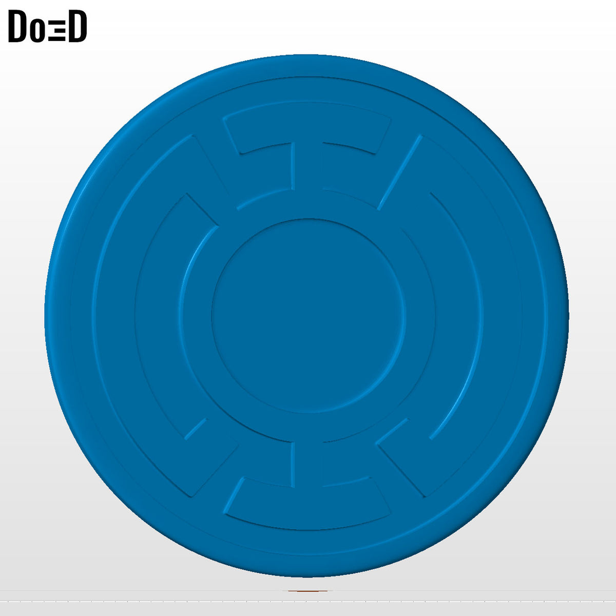 Blue Lantern Hope Power Battery 3D Printable Model STL #BL373