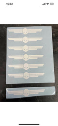Helldivers 2 b-01 Chest decal skulls sticker decal Cosplay