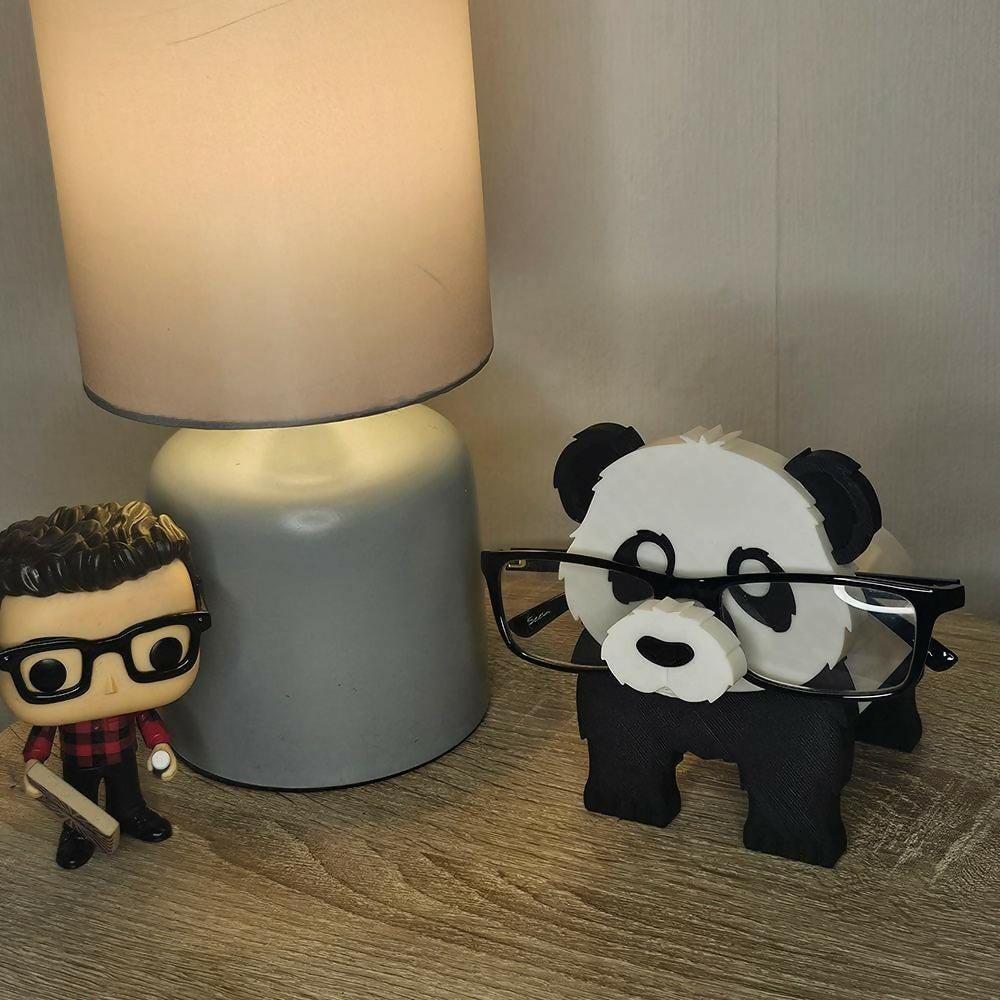 Panda Glasses Holder | 3D Printed Panda Spectacle Stand | Cute Desk Organiser | Eyeglass Holder | Panda Gift