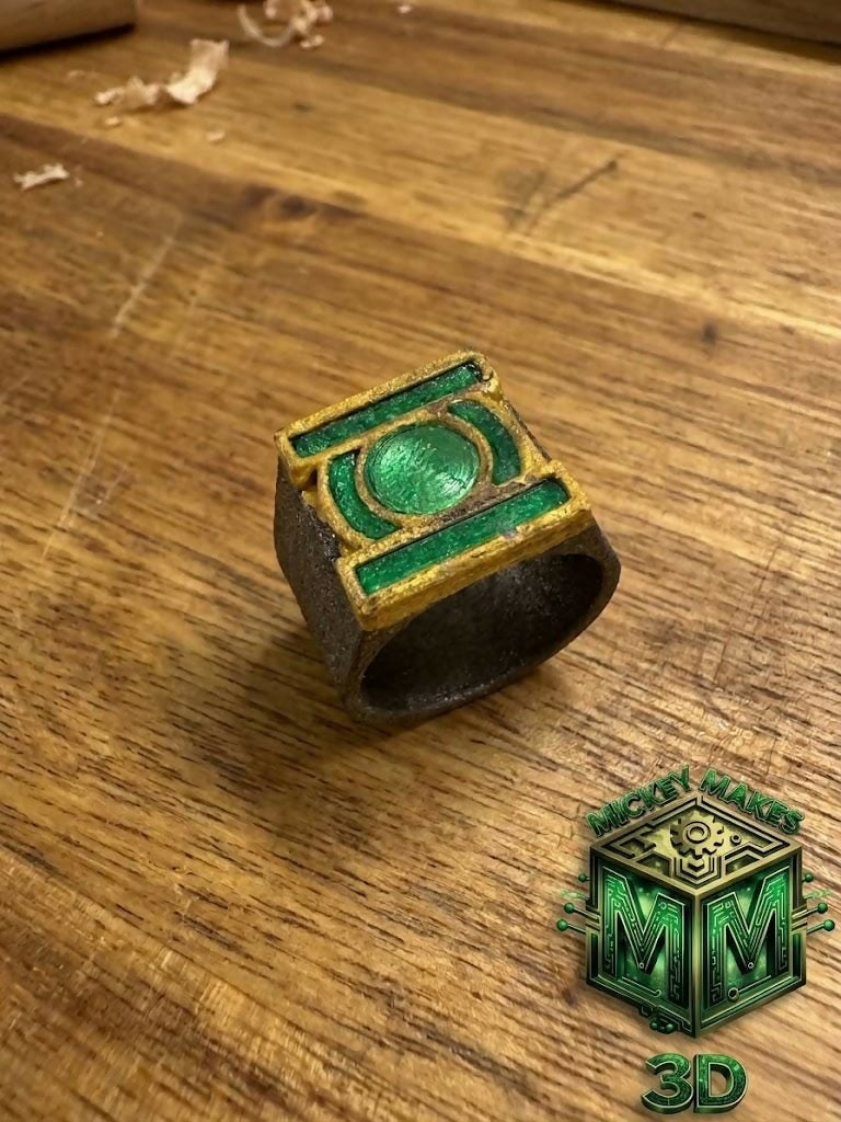 Green Lantern Ring - Finished Version