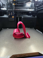 Heart-Shaped Phone Holder | Pink 3D Printed Phone Stand | Cute Desk & Bedside Accessory