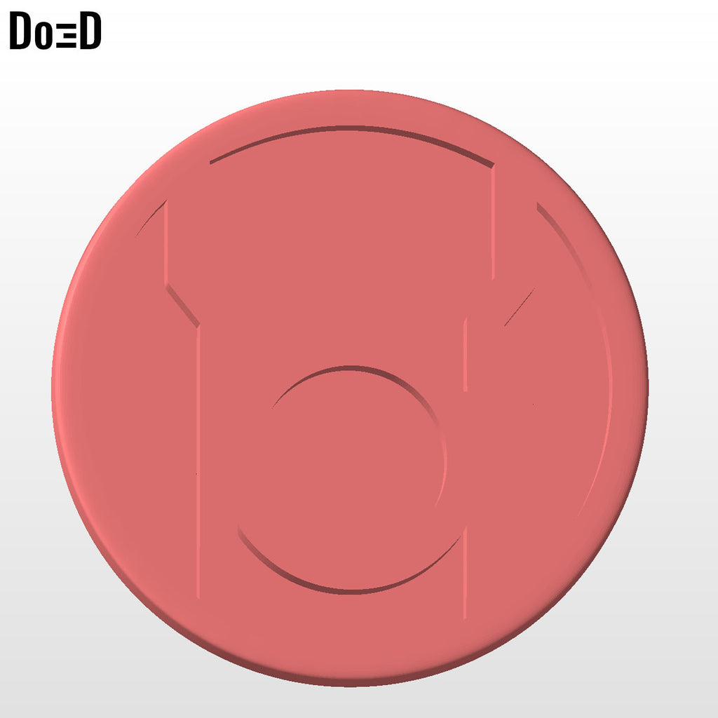 Red Lantern Rage Power Battery 3D Printable Model STL #RL373