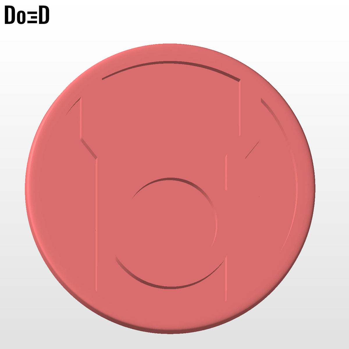 Red Lantern Rage Power Battery 3D Printable Model STL #RL373