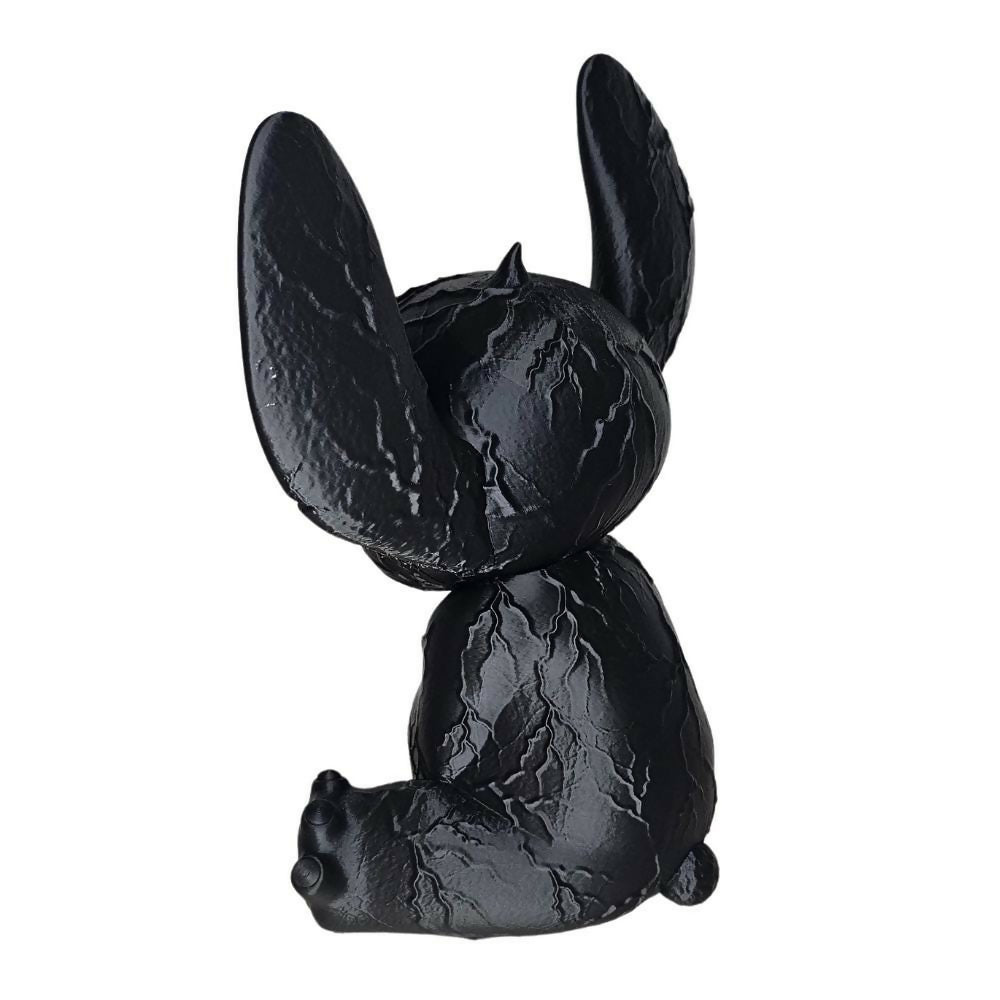 Venom Style Stitch - Experiment 626 – 3D Printed Decorative Mashup Figure for Display