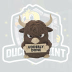Highland Cow Desk Buddy “Udderly Done”