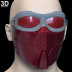 EF01 Face Mask and Goggles | 3D Printable Model STL