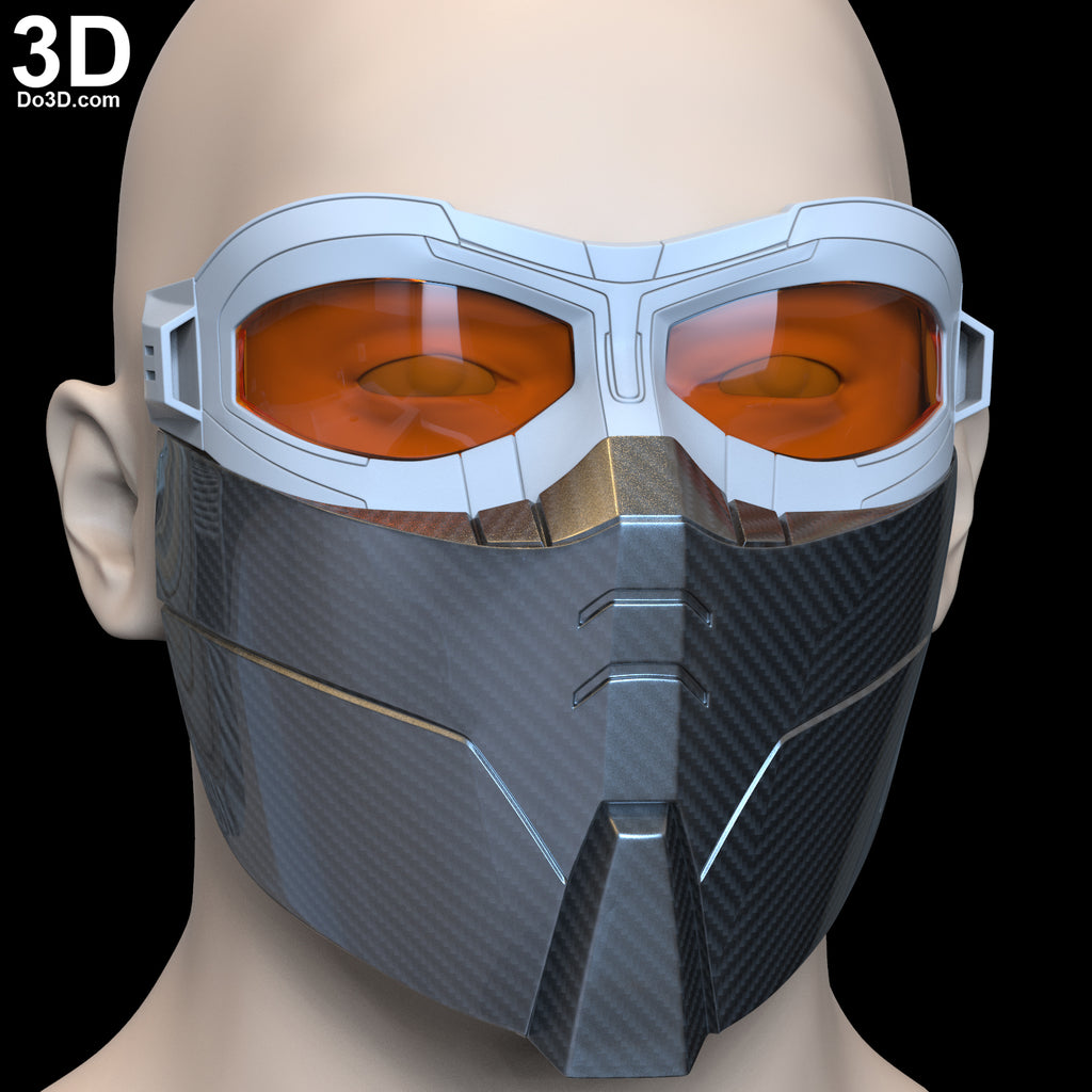 EF01 Face Mask and Goggles | 3D Printable Model STL