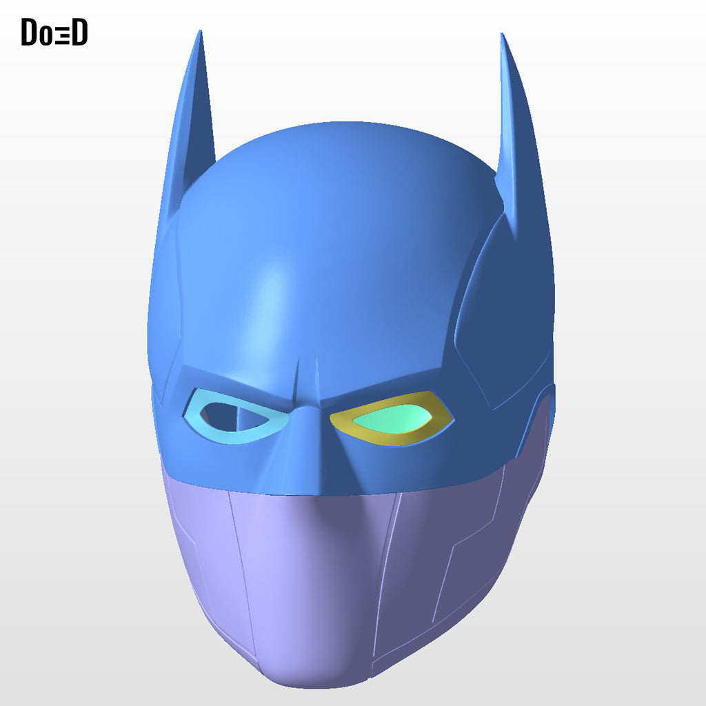 BatNoir M3 Helmet Do3D Exclusive 3D Printable Model Print File STL #BN3