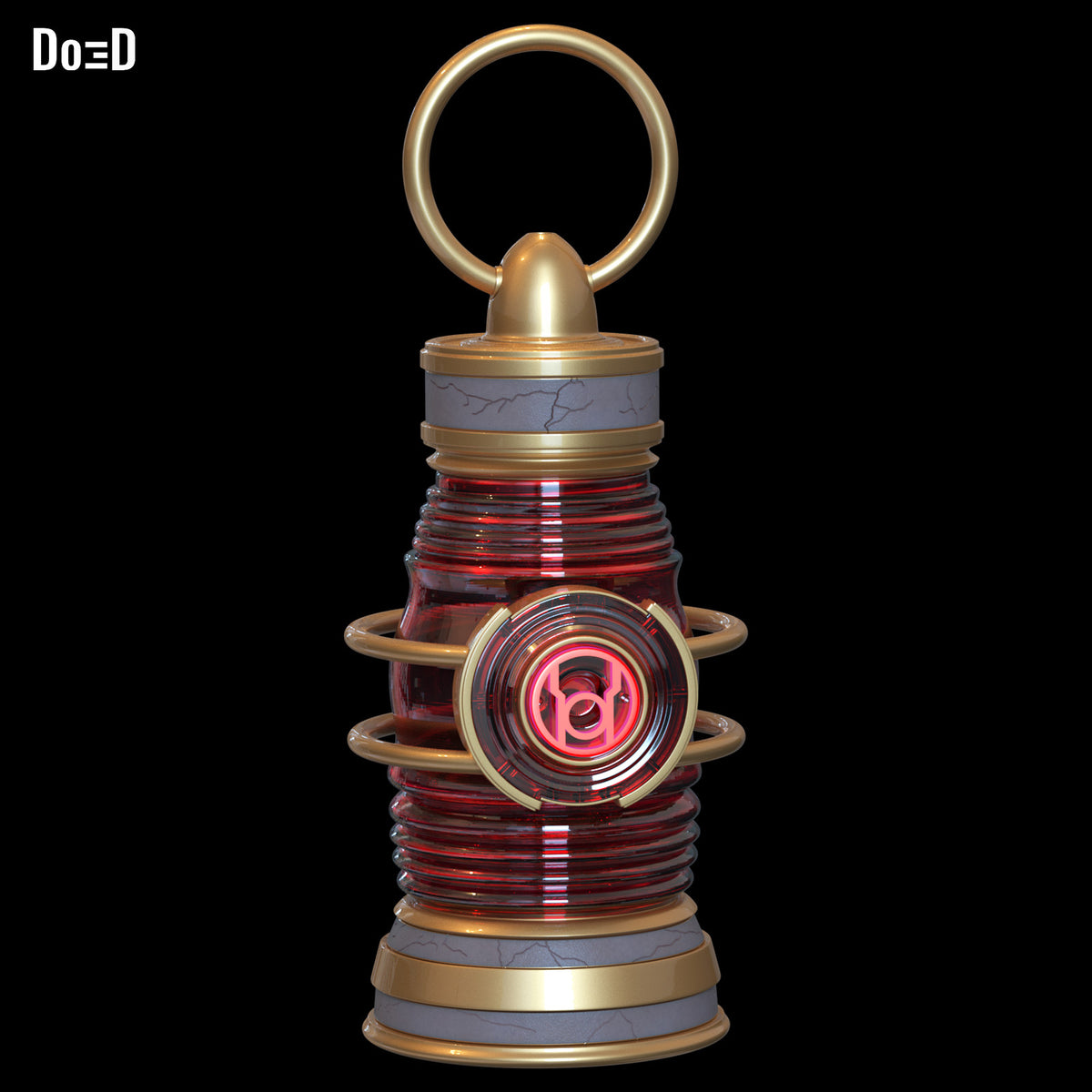 Bundle: Green Red Yellow Blue Orange Lanterns Power Battery 3D Model #BL366