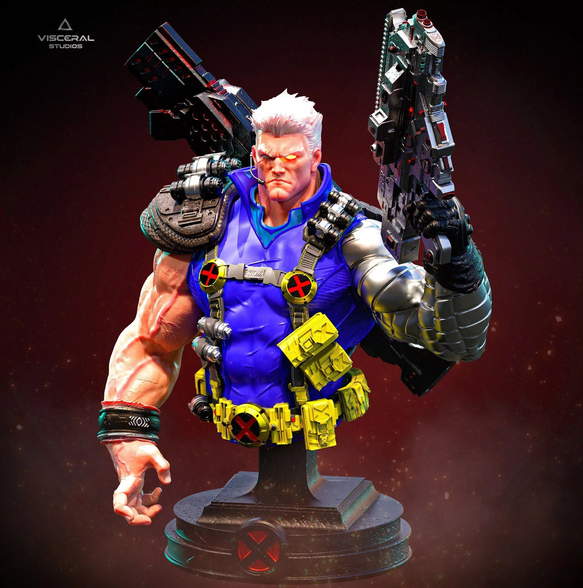 Cable Bust 3D Print by Visceral Studios – gallery view 3
