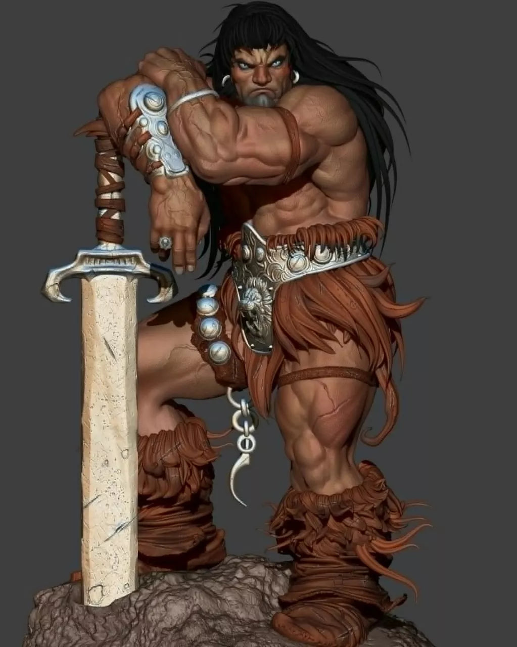 Conan the Barbarian Simon Bisley Inspired Full Pack and Bust by Visceral Studios – gallery view 3