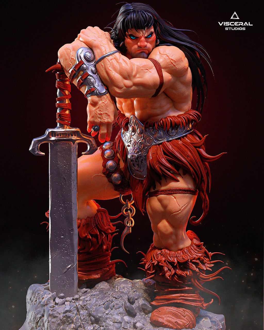 Conan the Barbarian Simon Bisley Inspired Full Pack and Bust by Visceral Studios – gallery view 2