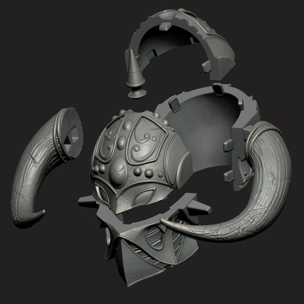 Death Dealer Helmet by Visceral Studios – gallery view 3