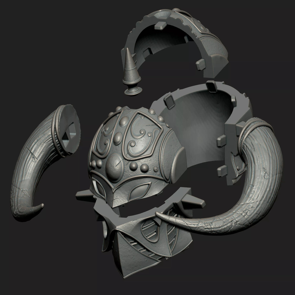 Death Dealer Helmet by Visceral Studios – gallery view 3