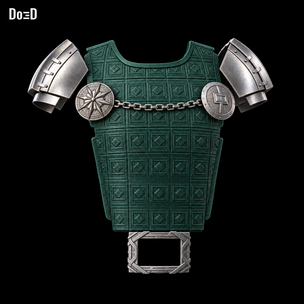 Doctor Doom Chest + Shoulder + Brooches + Buckle SDCC 2026 Doomsday 3D Model #77
