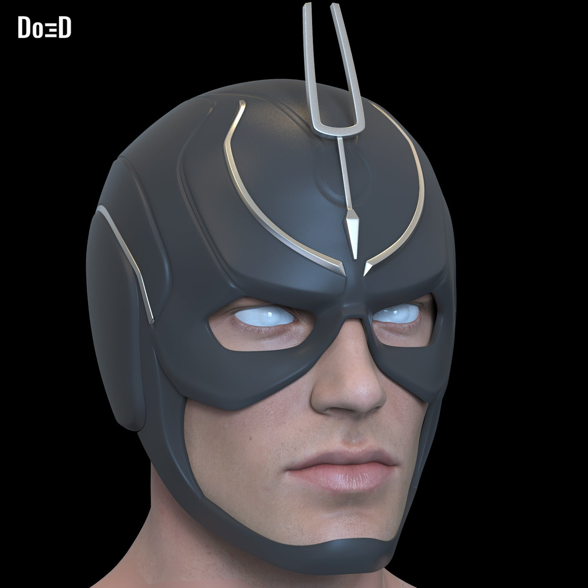 Black Bolt Helmet | 3D Printable Model STL File BB391