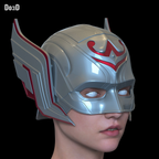 Mighty Thor Helmet Jane Foster Lady Thor Female 3D Printable Model STL File #A44