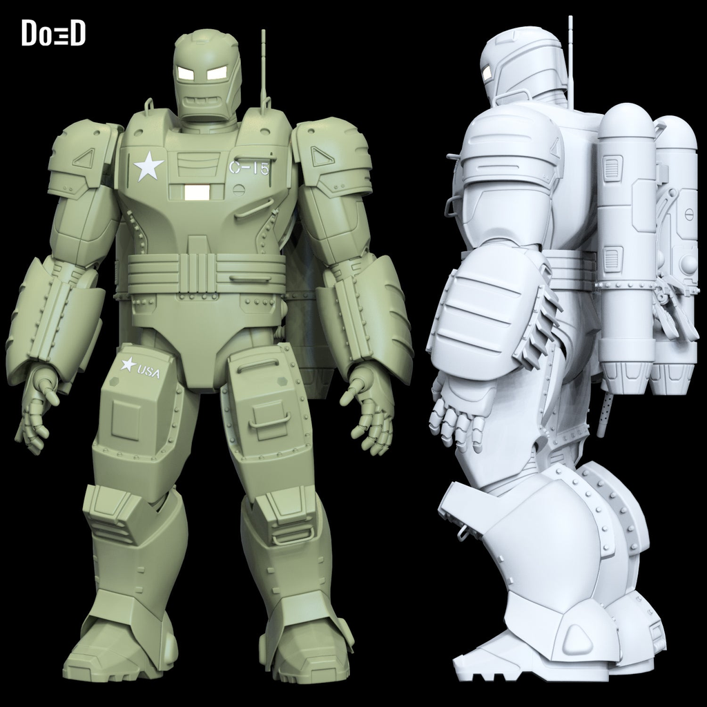 Hydra Stomper Armor What If Stark Iron Man Style Suit | 3D Printable Model #HS72