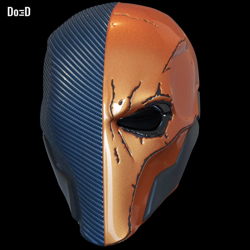 DeathStroke Arkham Origins Helmet | 3D Printable Model Print File STL file #DA10