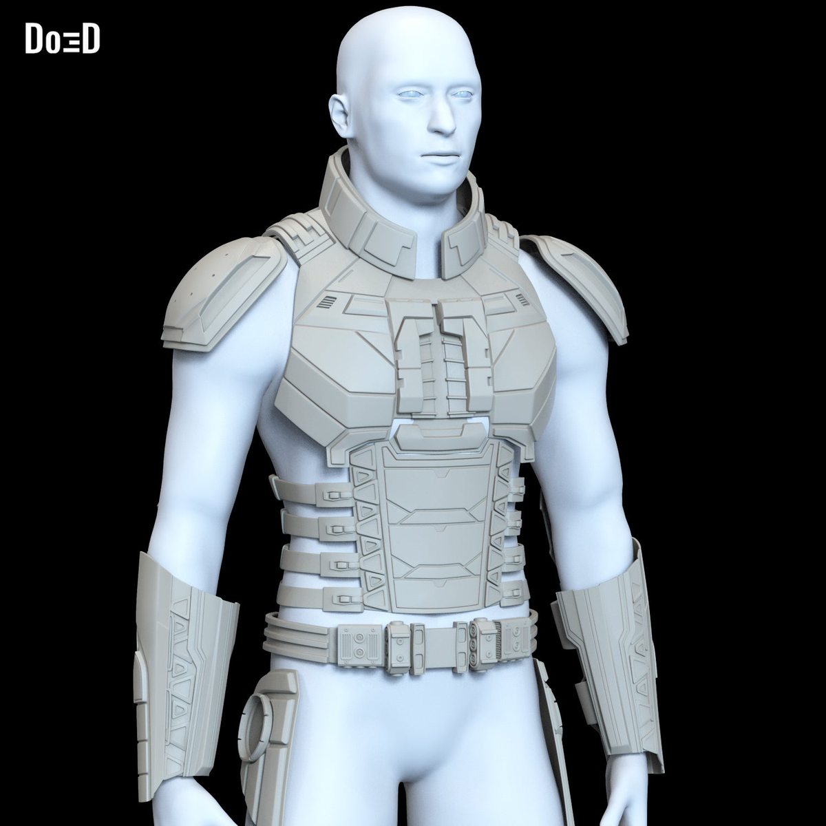 Bloodsport Body, Chest, Forearm, Gauntlet, Armors | 3D Printable Model #BL45