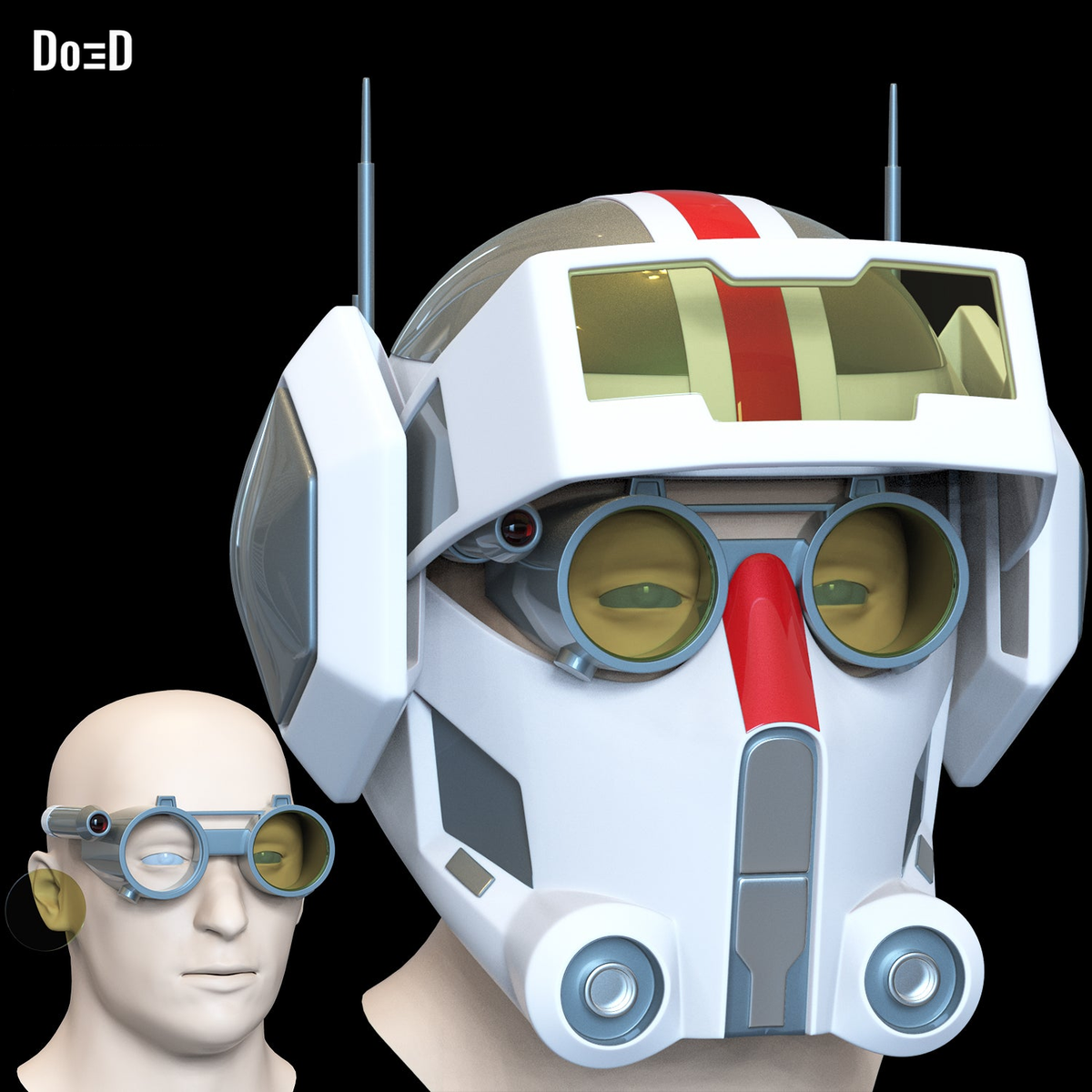 Tech Helmet Bad Batch 3D printable model print file STL#T88